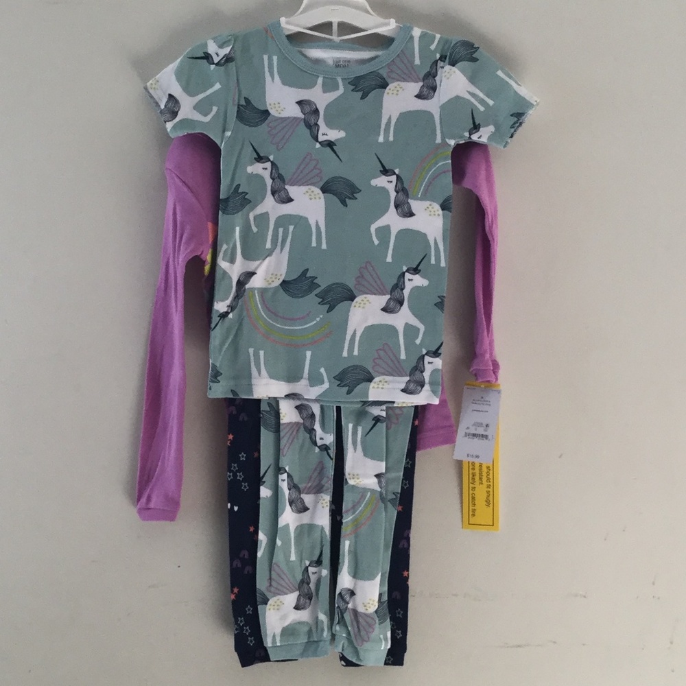 Unicorn 4 piece pajamas